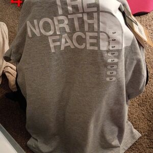 The North Face Heather Gray Logo Tee
